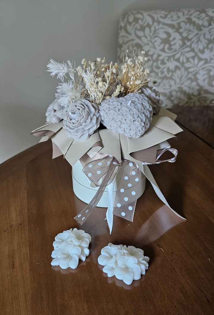Bouquet di fiori di cera - 2