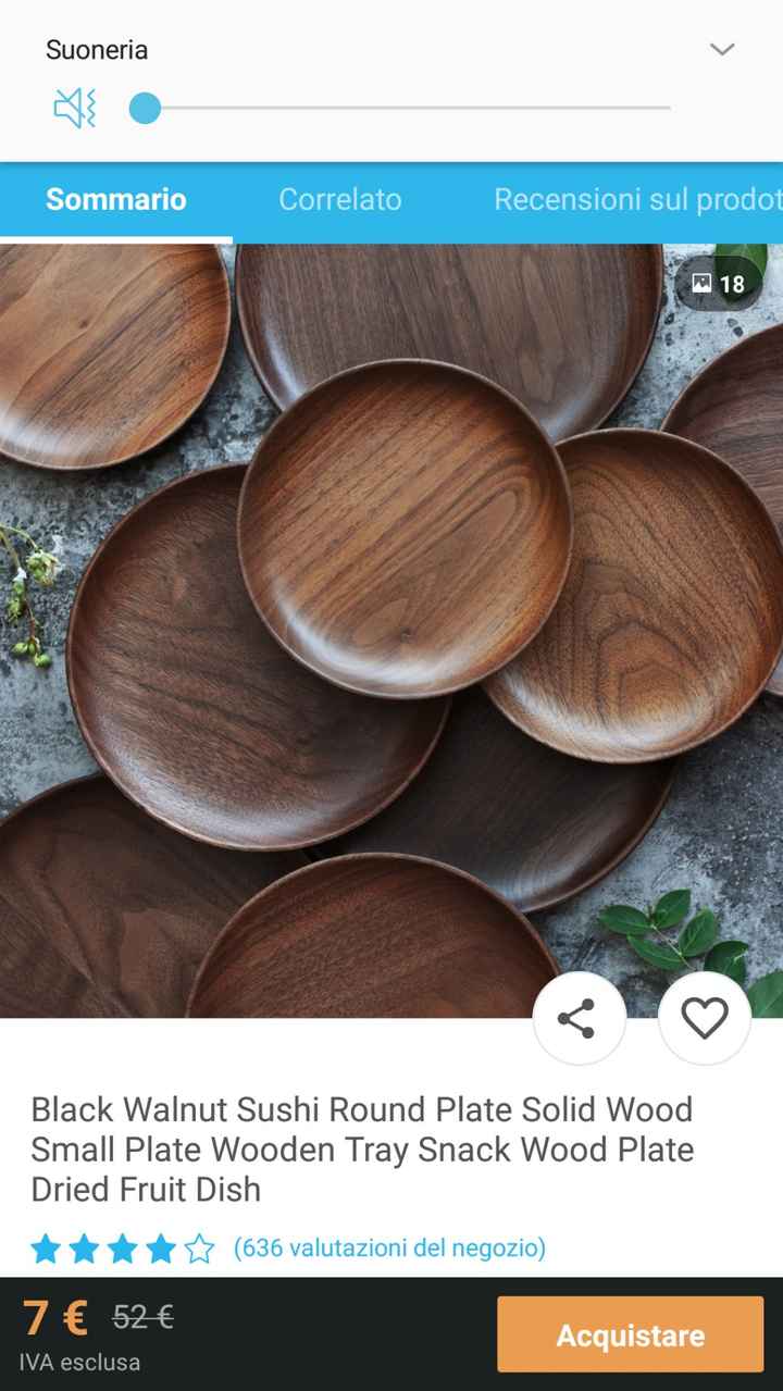 Piatti legno sito wish