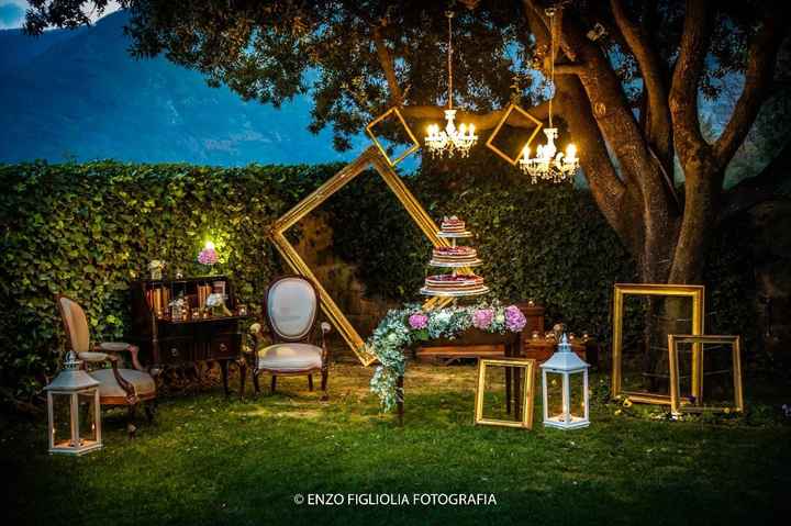 allestimento e torta