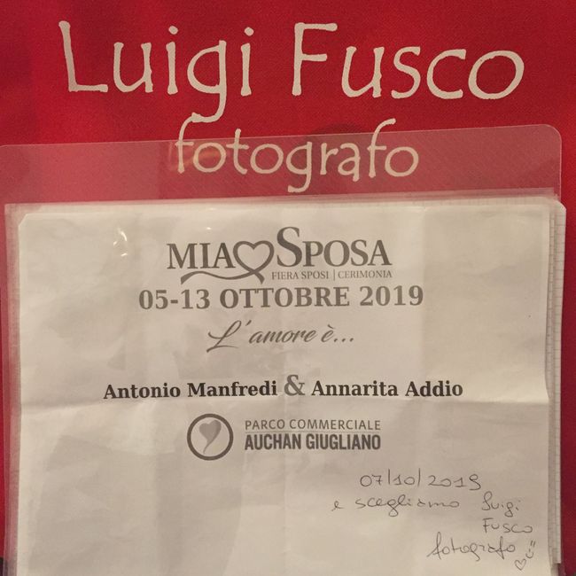 Abbiamo scelto il nostro fotografo 🥰😍 - 2