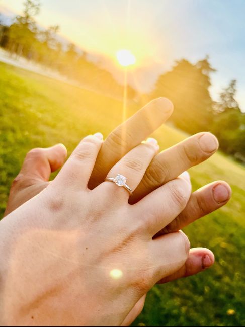 Come è il vostro anello di fidanzamento?? - 1