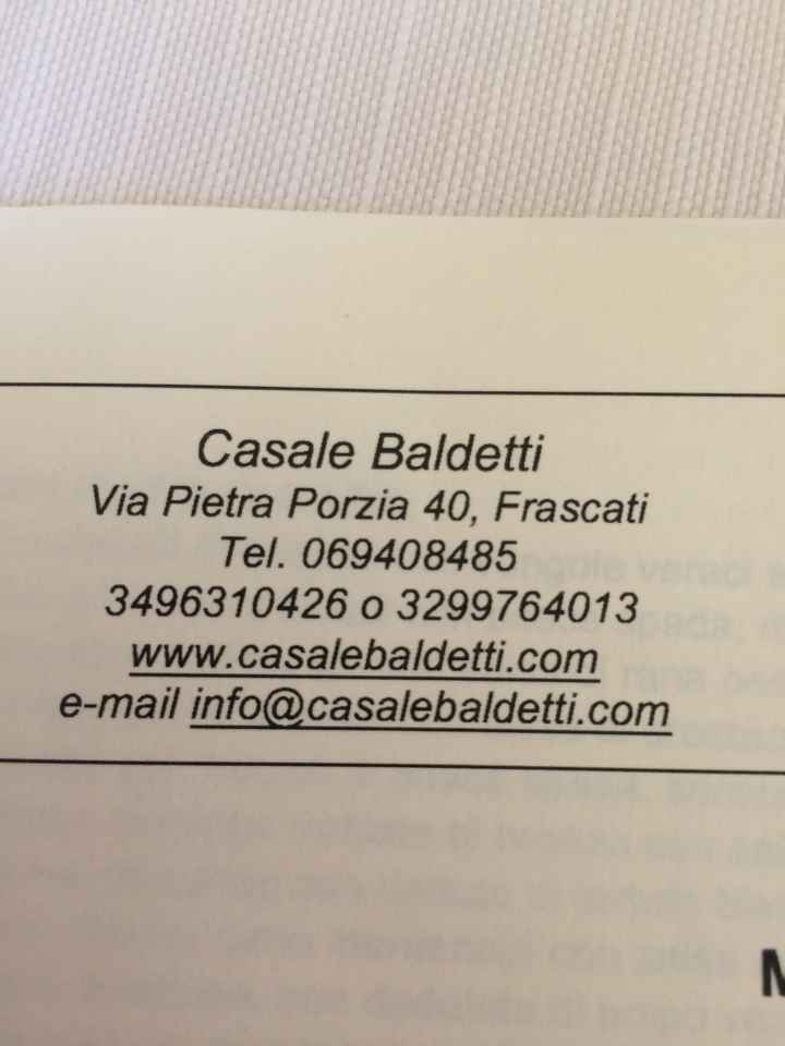 Casale baldetti-frascati - 1