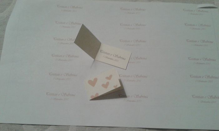Misure per bigliettini da mettere nei confetti e segnaposti - 1