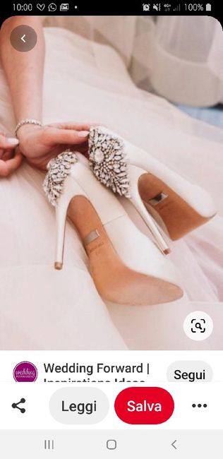 Scarpe da sposa: bianche, colorate o... 1