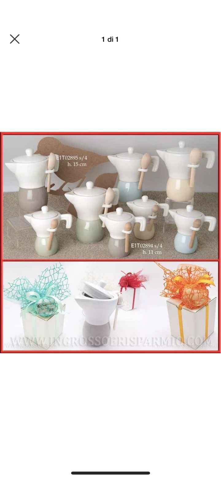 Zuccheriera moka come bomboniera - 1