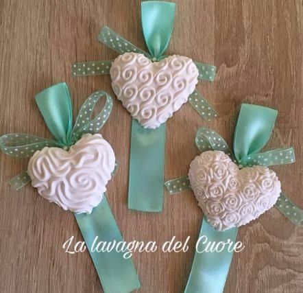 opzione B con nastrino di raso e di organza