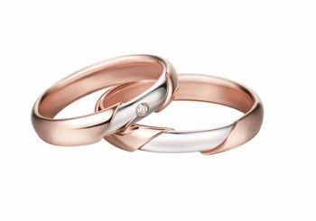 fedi oro rosa e bianco