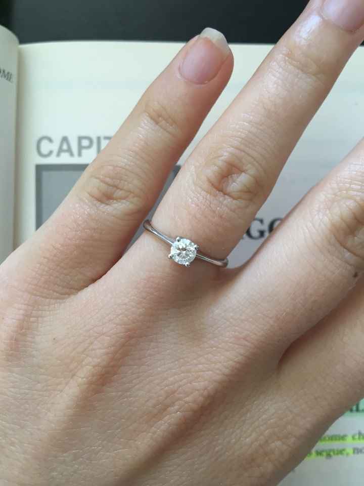 Come sono i vostri anelli di fidanzamento? - 1