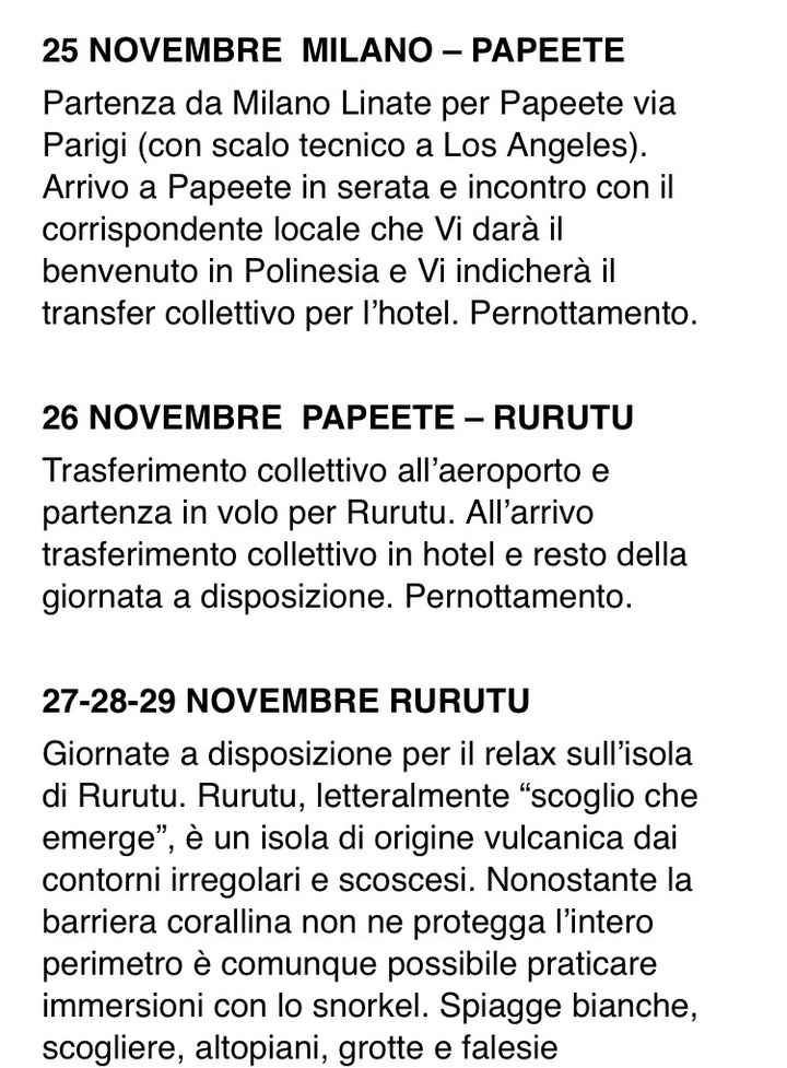 Luna di miele australia e polinesia - 1