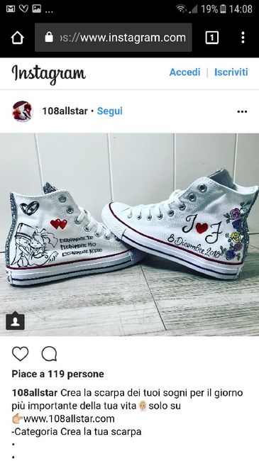 Converse da sposa personalizzate 💖 1