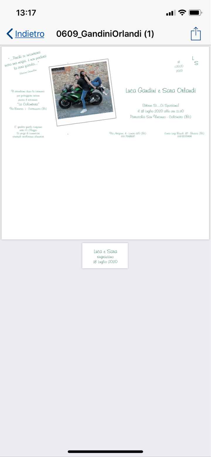 Frase per partecipazioni - è arrivata la bozza! - 1