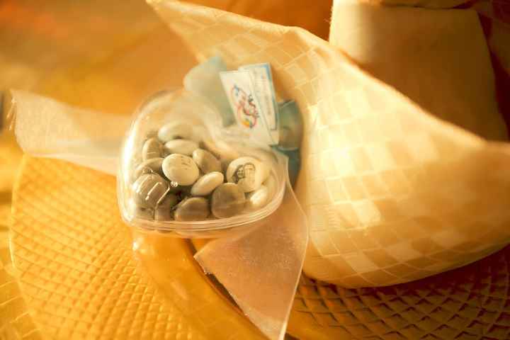 m&m al posto dei confetti