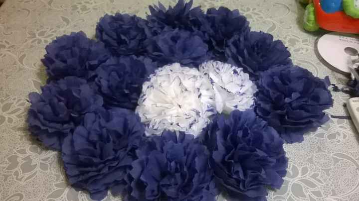 Fiori fatti con semplici tovaglioli