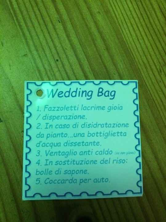 cartellino wedding bag