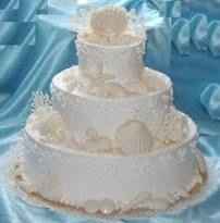 wedding cake tema marino