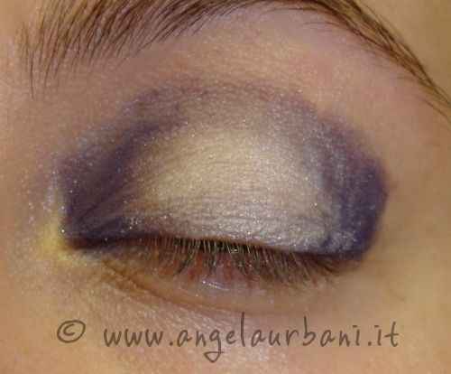 tutorial trucco bianco-blu
