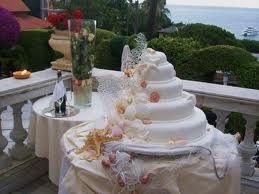 wedding cake tema marino