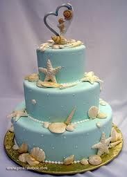 wedding cake tema marino