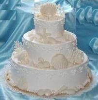 wedding cake tema marino