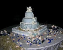 wedding cake tema marino