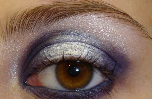 trucco sposa bianco-blu