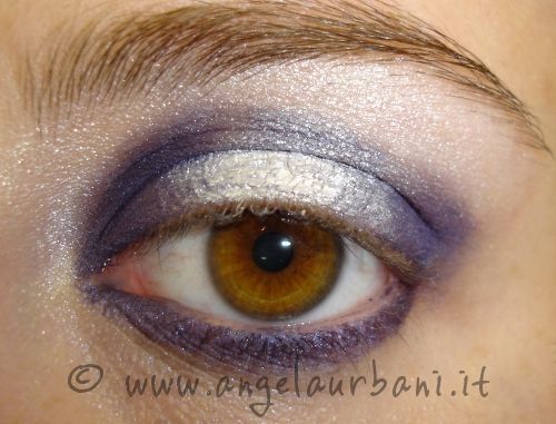 tutorial trucco bianco-blu