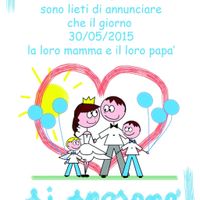 Parte fronte della partecipazione