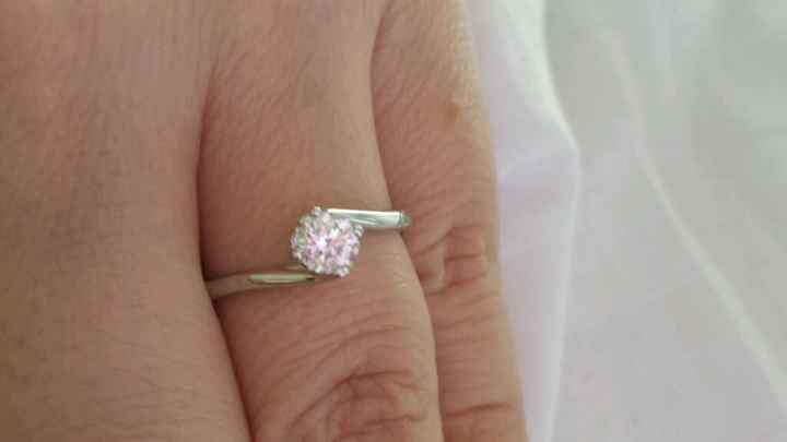 Anello di oro bianco e rosa? - 1