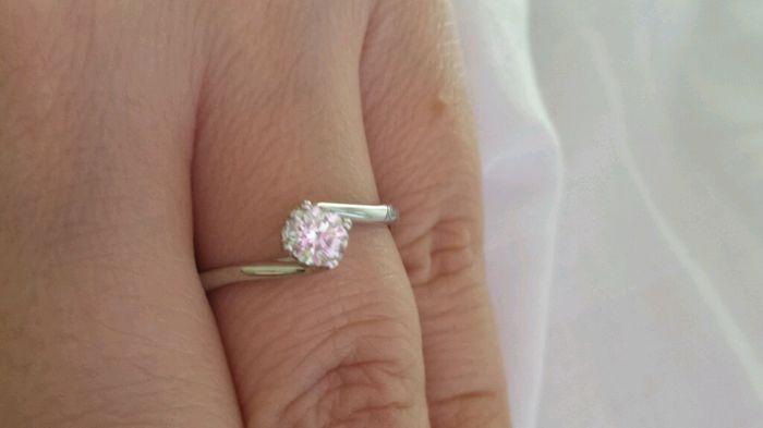 Anello di oro bianco e rosa? - 1