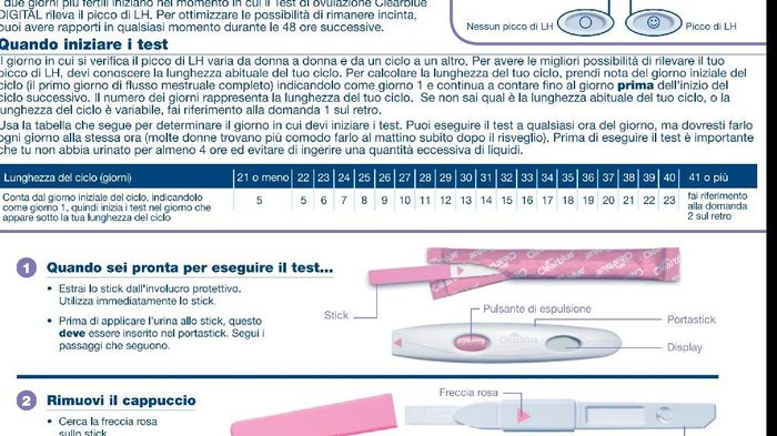 Quanti giorni dopo il ciclo fare clearblue tappo rosa 1