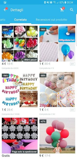 Palloncini all'uscita della chiesa. 3