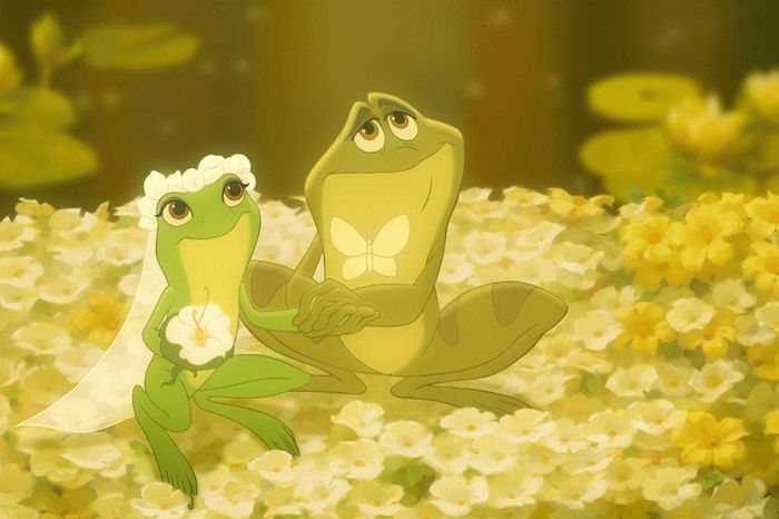 Tiana e Naveen - Ranocchi