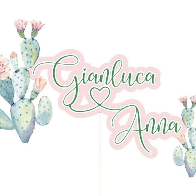 Scegli il cake topper che preferisci - 1