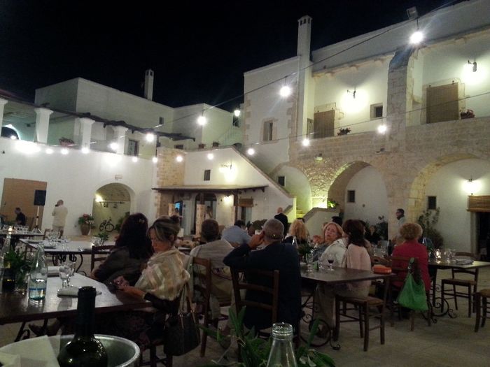 La nostra location durante la prova menù