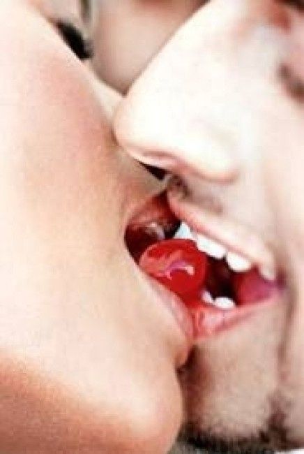 Bacio con fragola