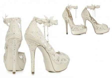 Sandaletto bianco con laccio alla caviglia