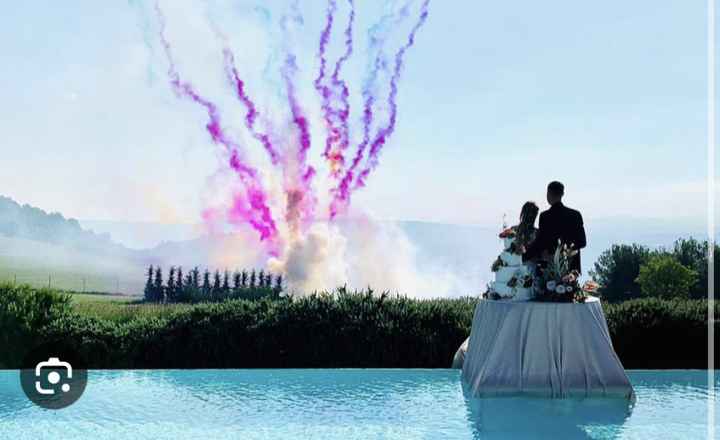 Fuochi (finti) luminosi taglio torta pomeriggio - 1