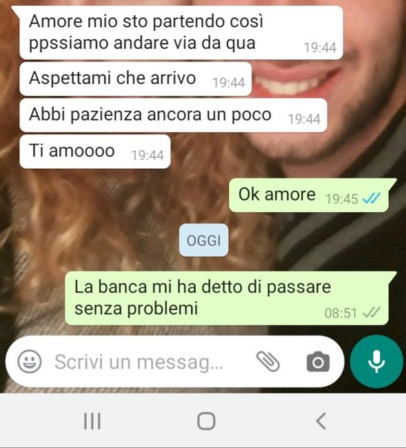 Condividi lo screenshot dell'ultimo messaggio che vi siete inviati - 1