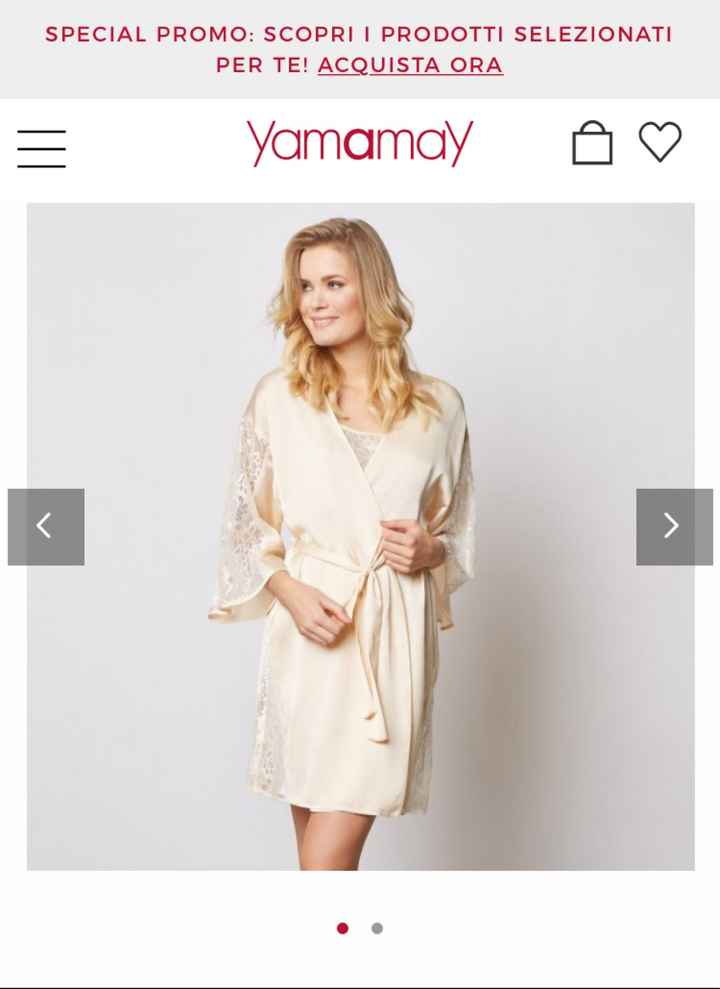 Vestaglia preparazione yamamay consigli - 1