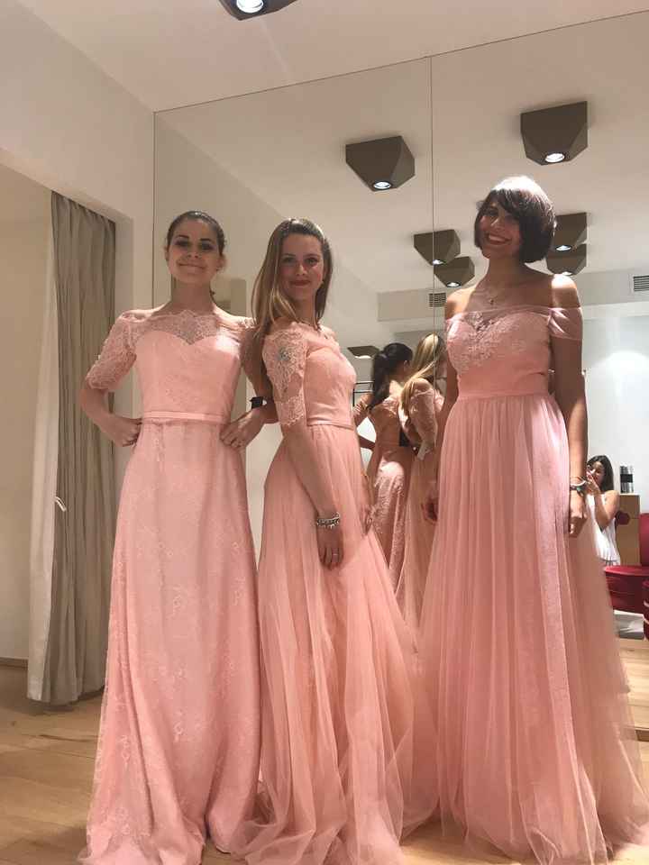 Damigelle vestiti abbinati - 1