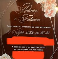 Partecipazioni in  plexiglass - 1