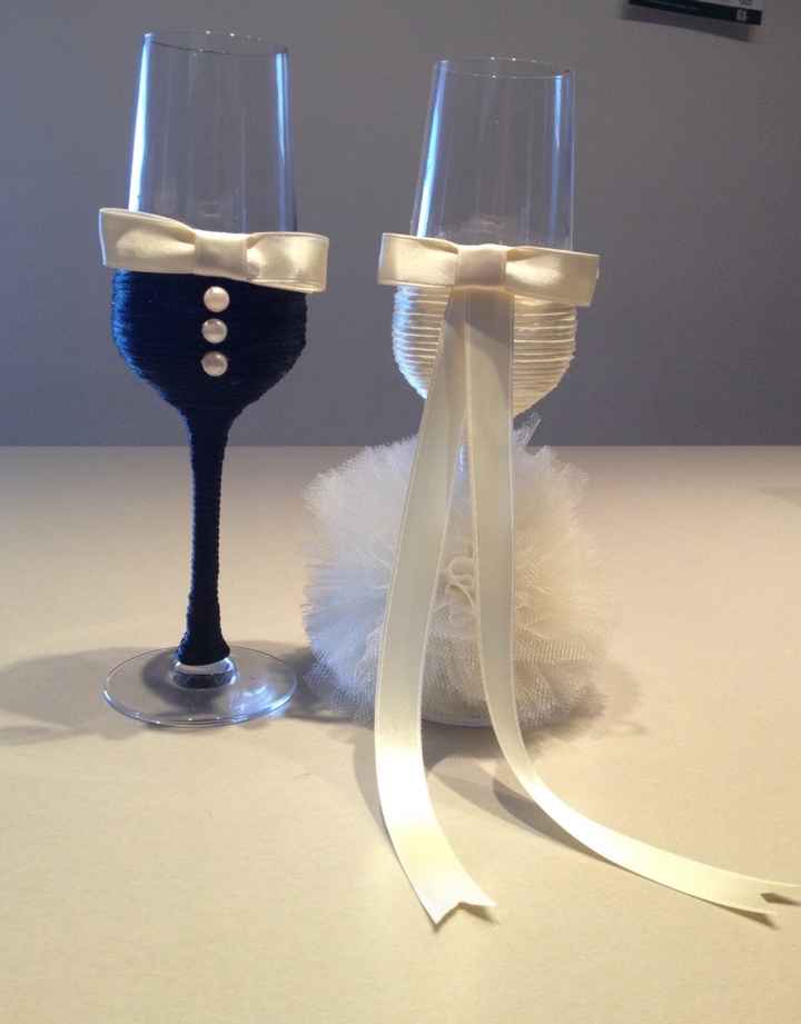 Calici per brindisi sposi - 1