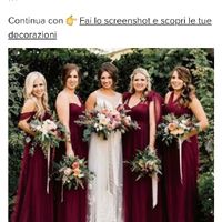 Fai lo screenshot e scopri il vestito delle tue damigelle - 1