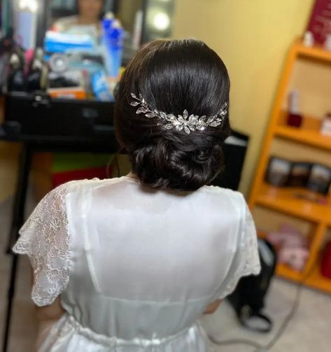 Acconciatura sposa raccolto 8