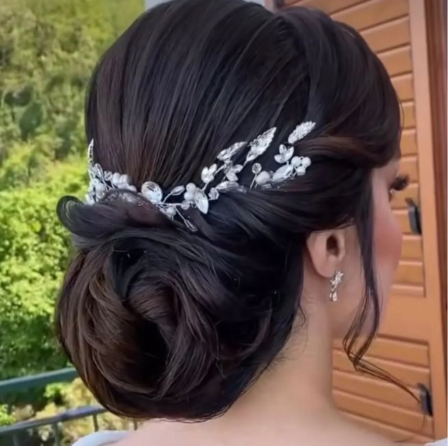 Acconciatura sposa raccolto 9