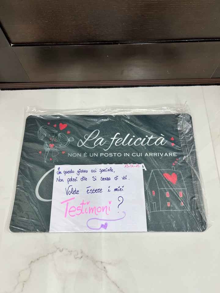 Volete essere i miei testimoni ? 🥰 - 1