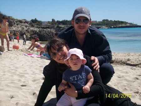 con la bimba di un'amica