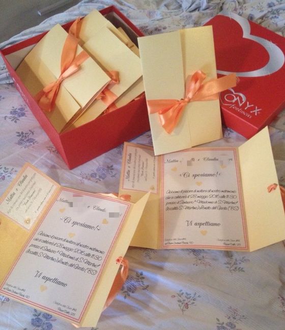 Segnaposti e partecipazioni 