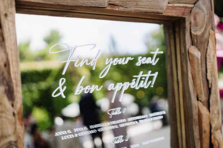 Tableau de mariage - 2