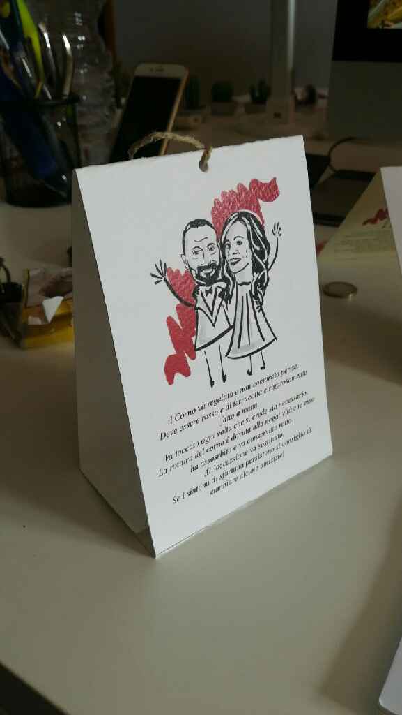 Segnaposto a tema. - 2